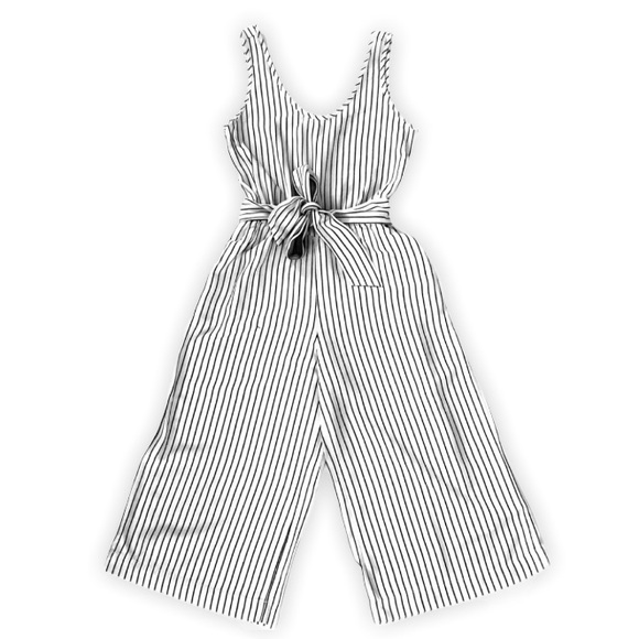 [Gap] Women’s Striped Belted Pull on Jumpsuit - Picture 4 of 6